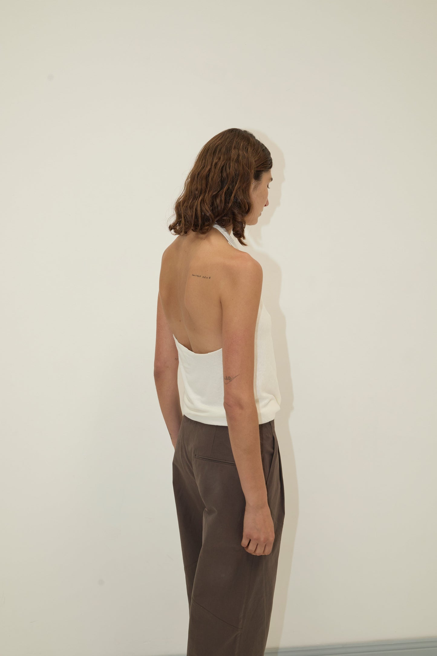 Flag Tie Pant - Dark Brown