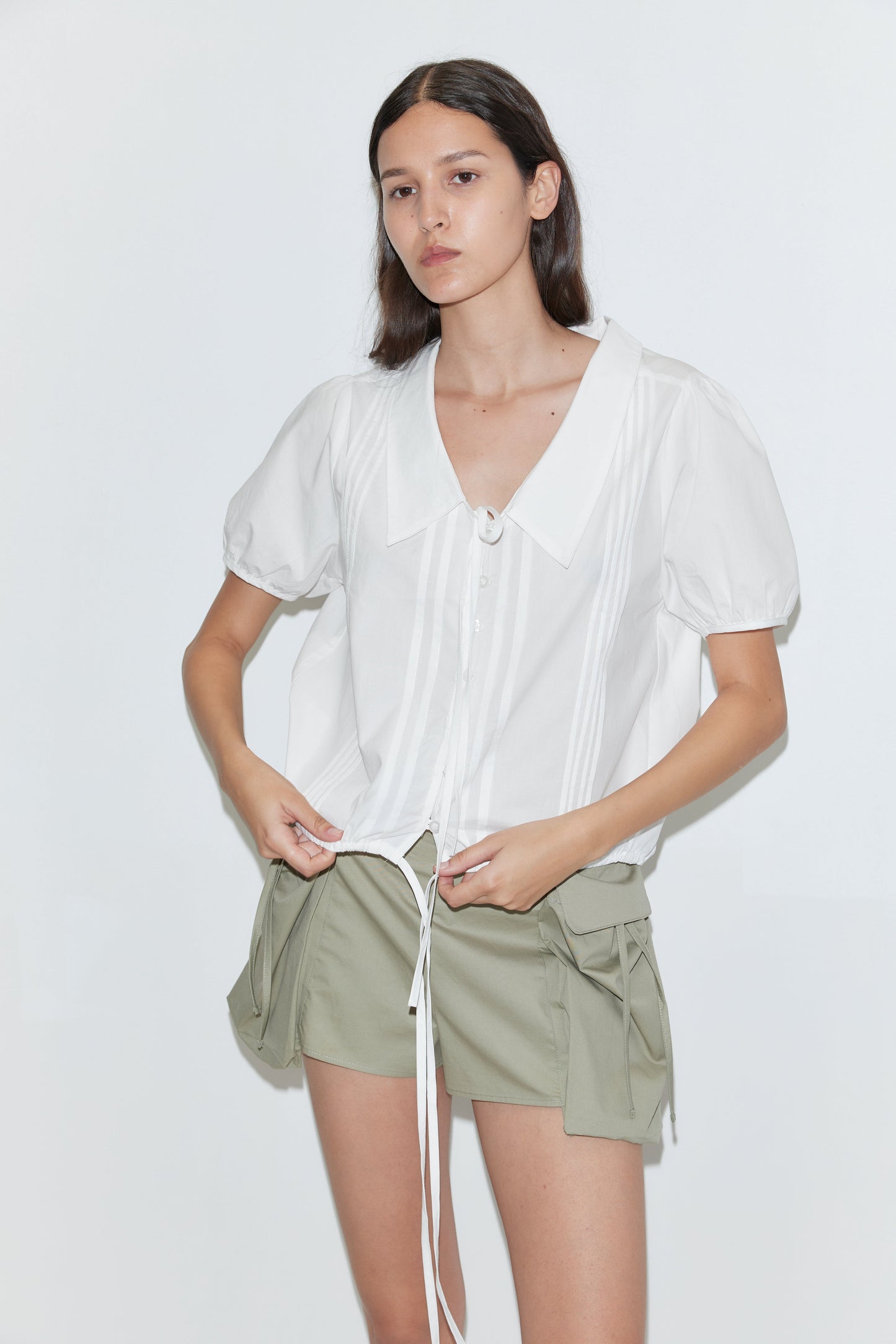 Fine Collar Top
