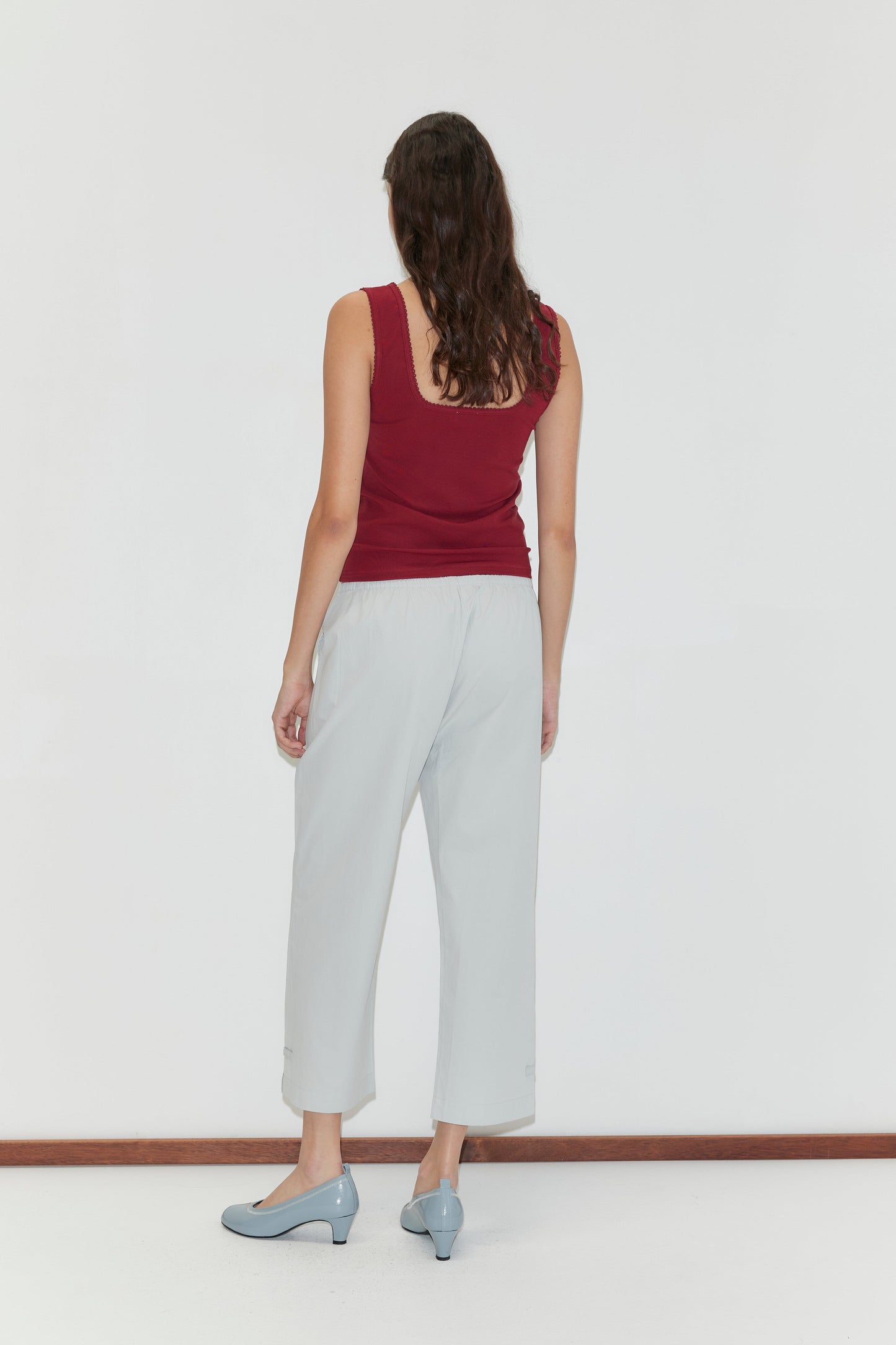 Capri Pant - Baby Blue
