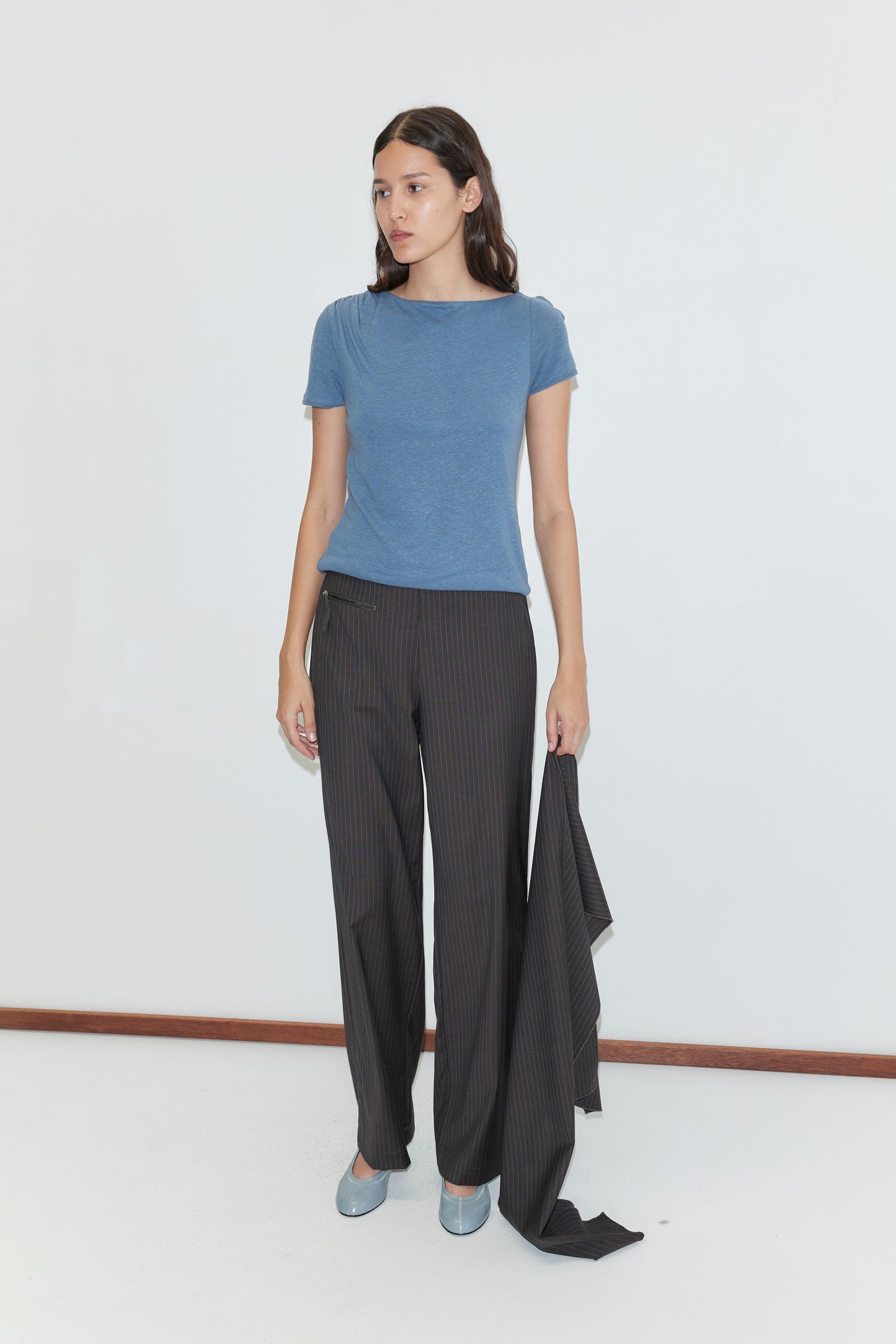 Drape Tee - Blue
