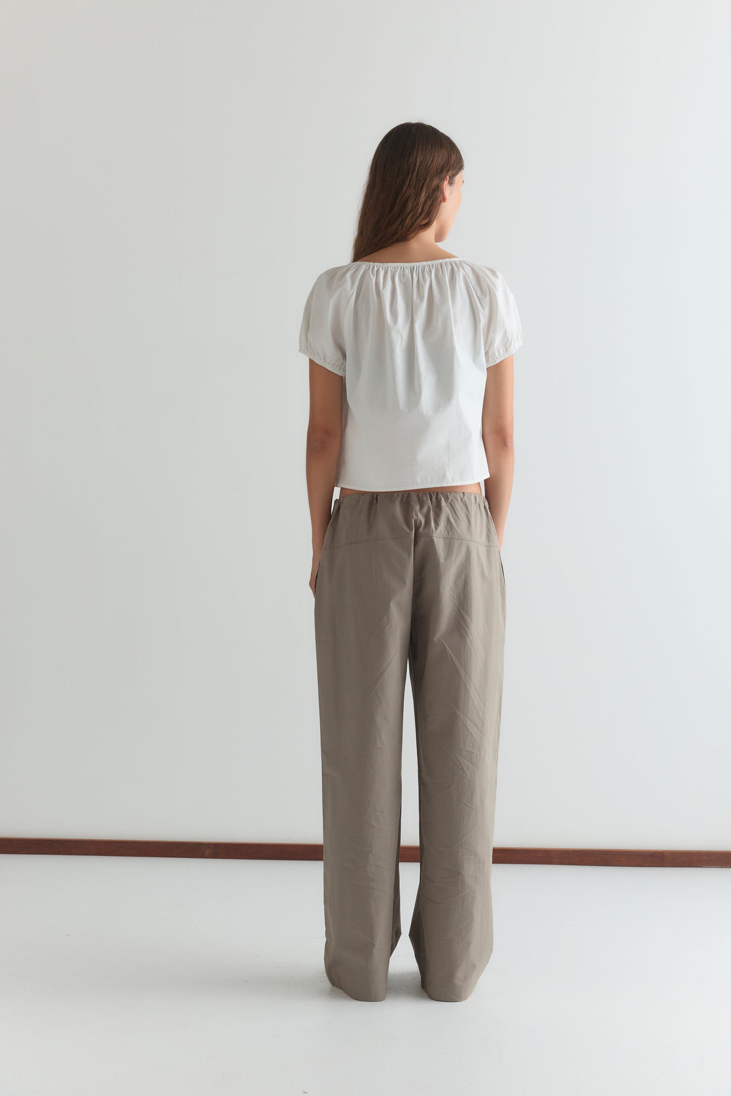 Poplin T Shirt - White