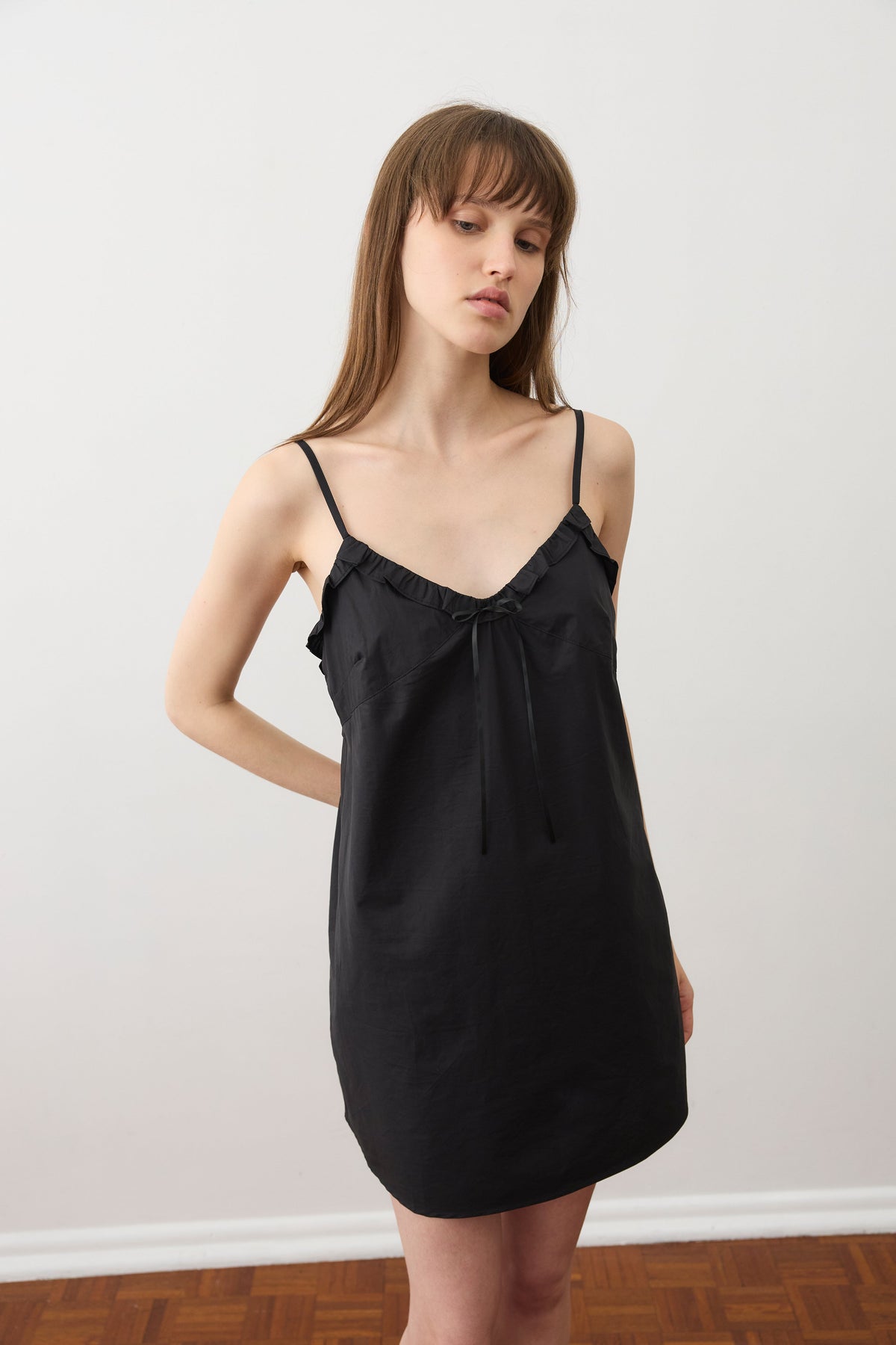 Bias Mini Dress - Black