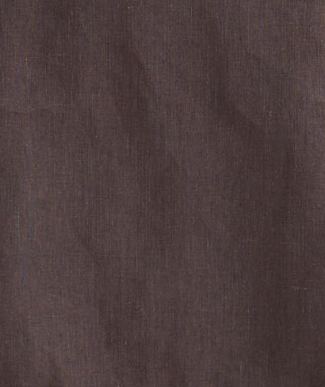 Close-up of the 4 Tie Set - Bark, featuring dark brown fabric with a subtle textured weave, gentle tone variations, and soft natural creases for an elegant finish.