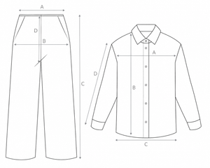 Sizing diagram