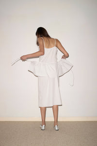 Peplum Dress - Pacific Stripe