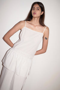 Peplum Dress - Pacific Stripe
