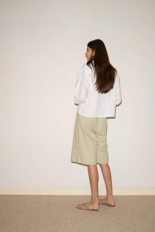Collar Point Shirt - White