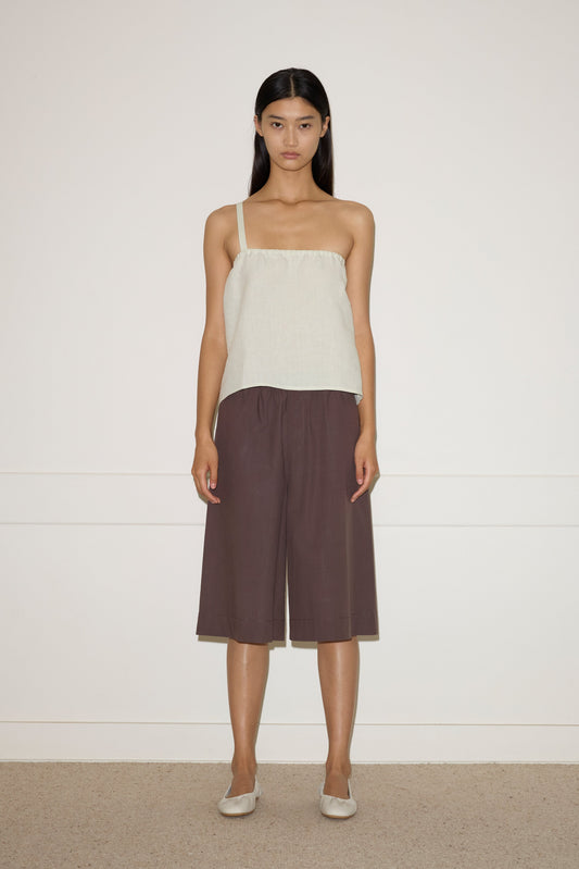 Button Strap Top - Pastel Pistachio
