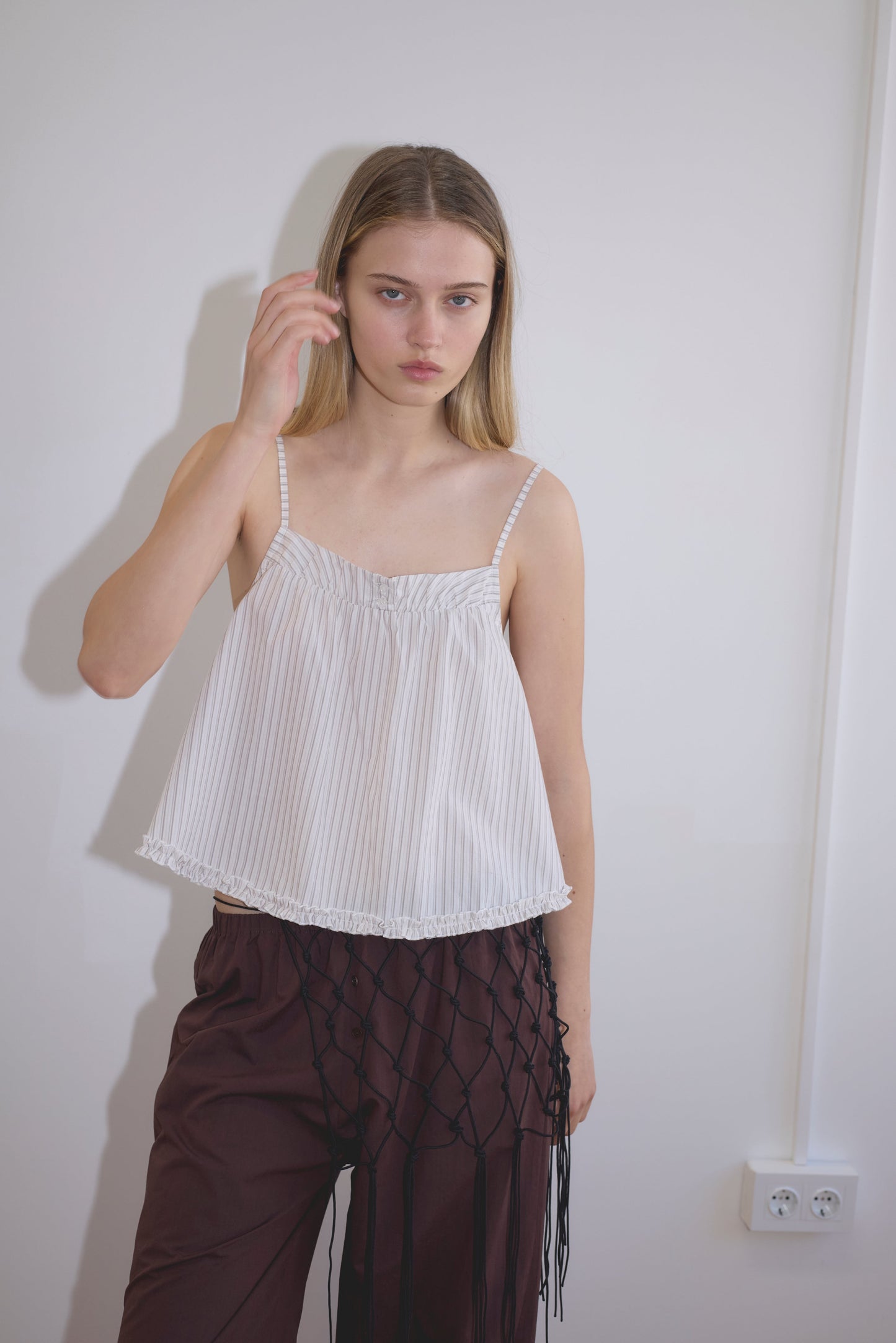 Yoke Top - Gull Stripe