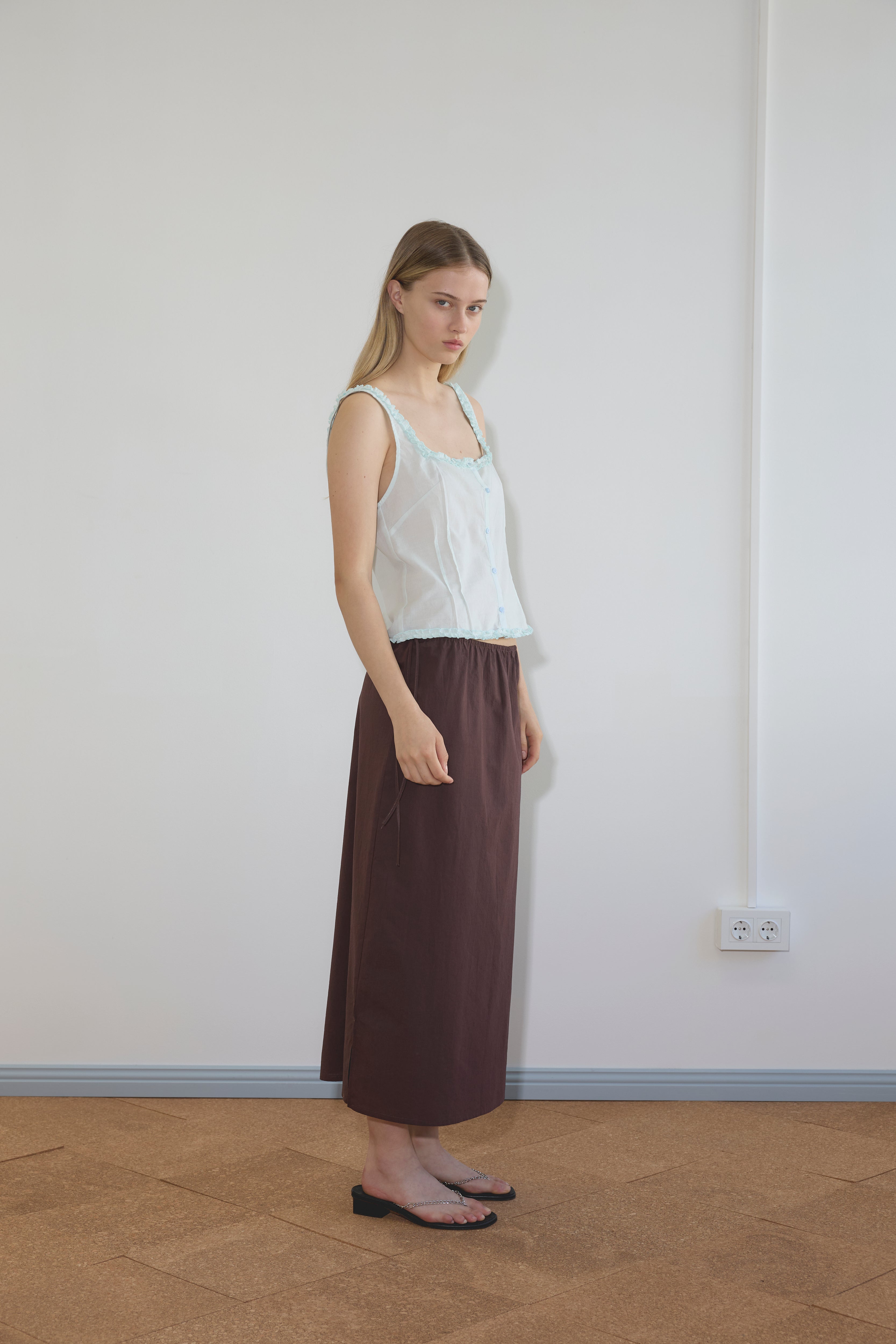 Deiji Studios Mid Day Skirt スカート Mid Day Skirt - Umber – Deiji Studios US