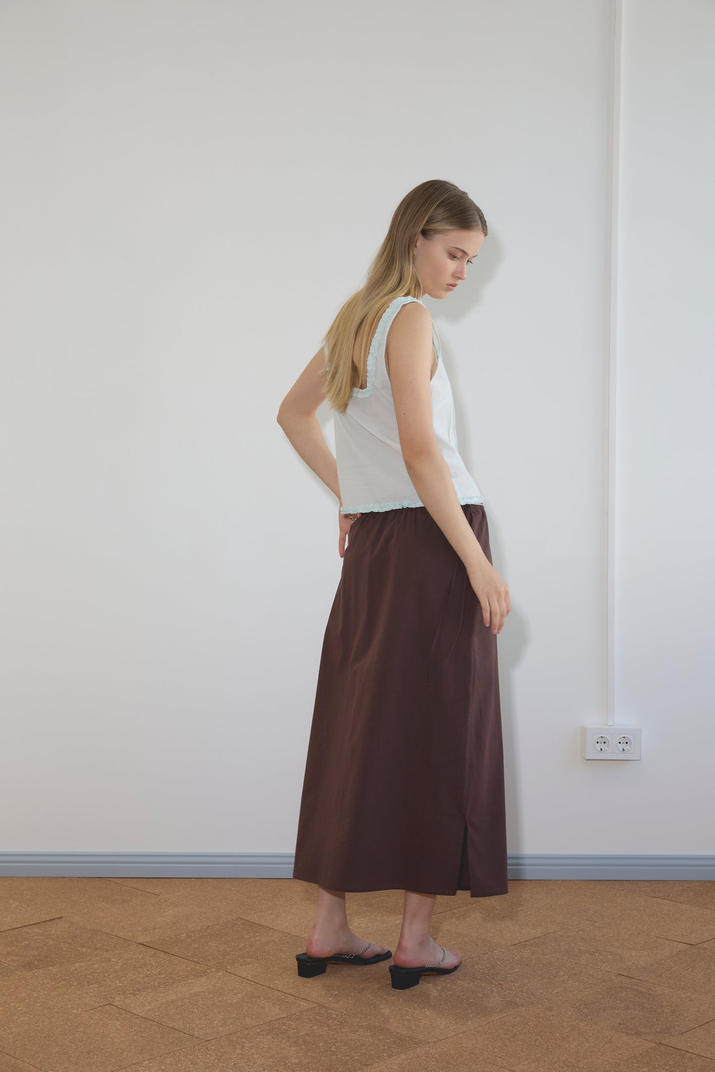 Mid Day Skirt  - Umber