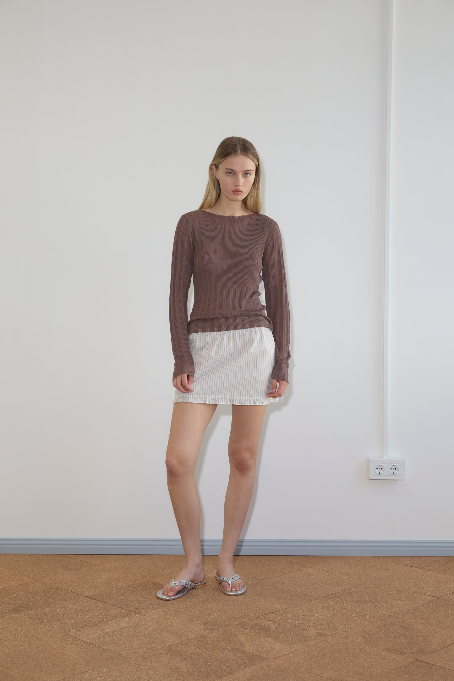 Flounce Mini - Gull Stripe