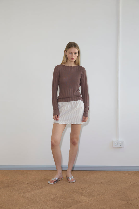 Flounce Mini - Gull Stripe