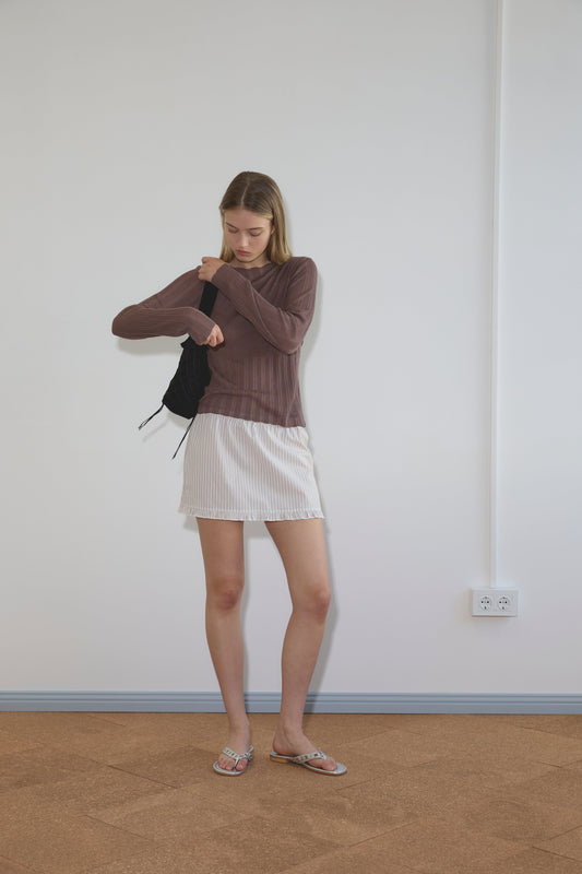 Flounce Mini - Gull Stripe