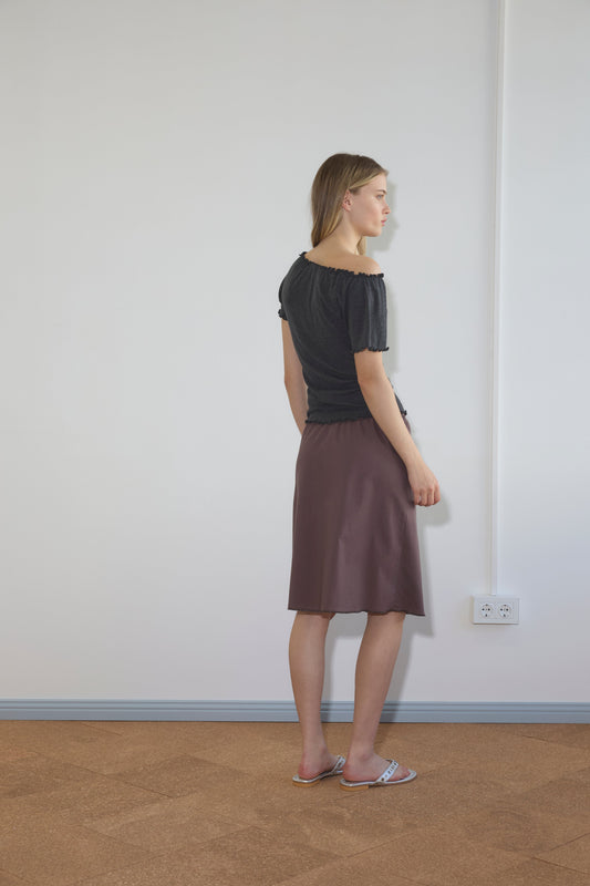 Simple Skirt - Raisin