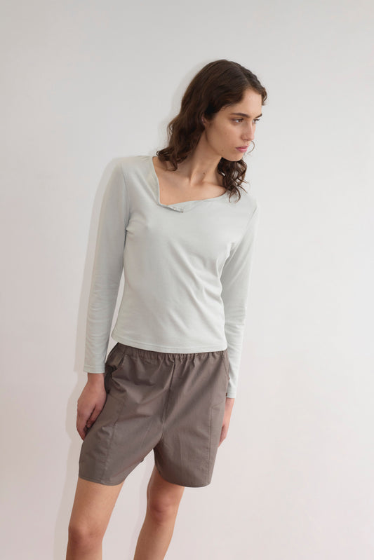 Clasp Longsleeve - Grey Blue