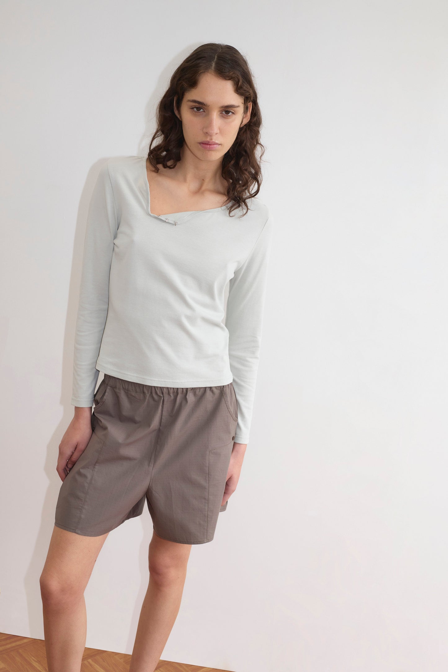 Clasp Longsleeve - Grey Blue