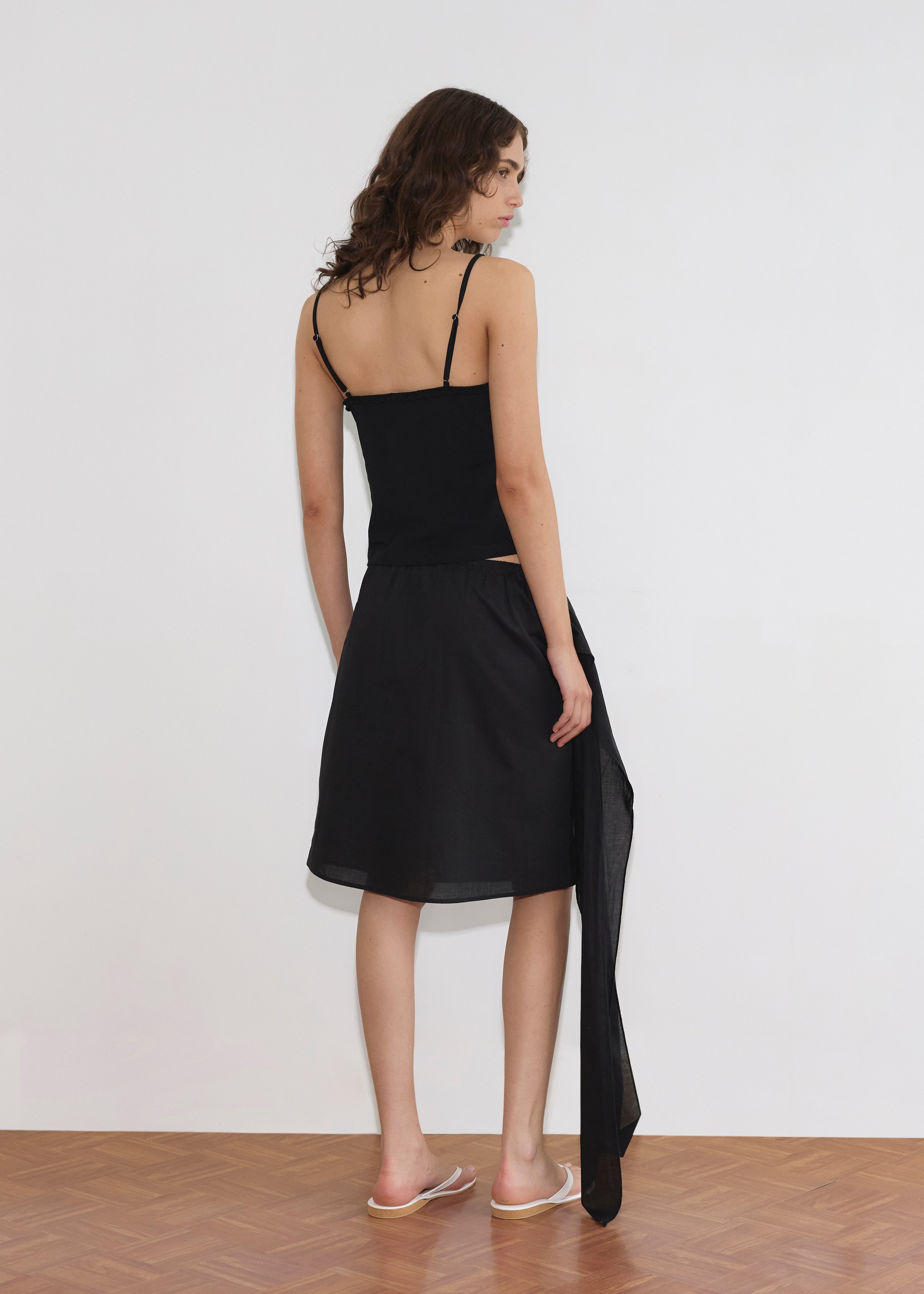 Scarf Midi - Black – Deiji Studios US