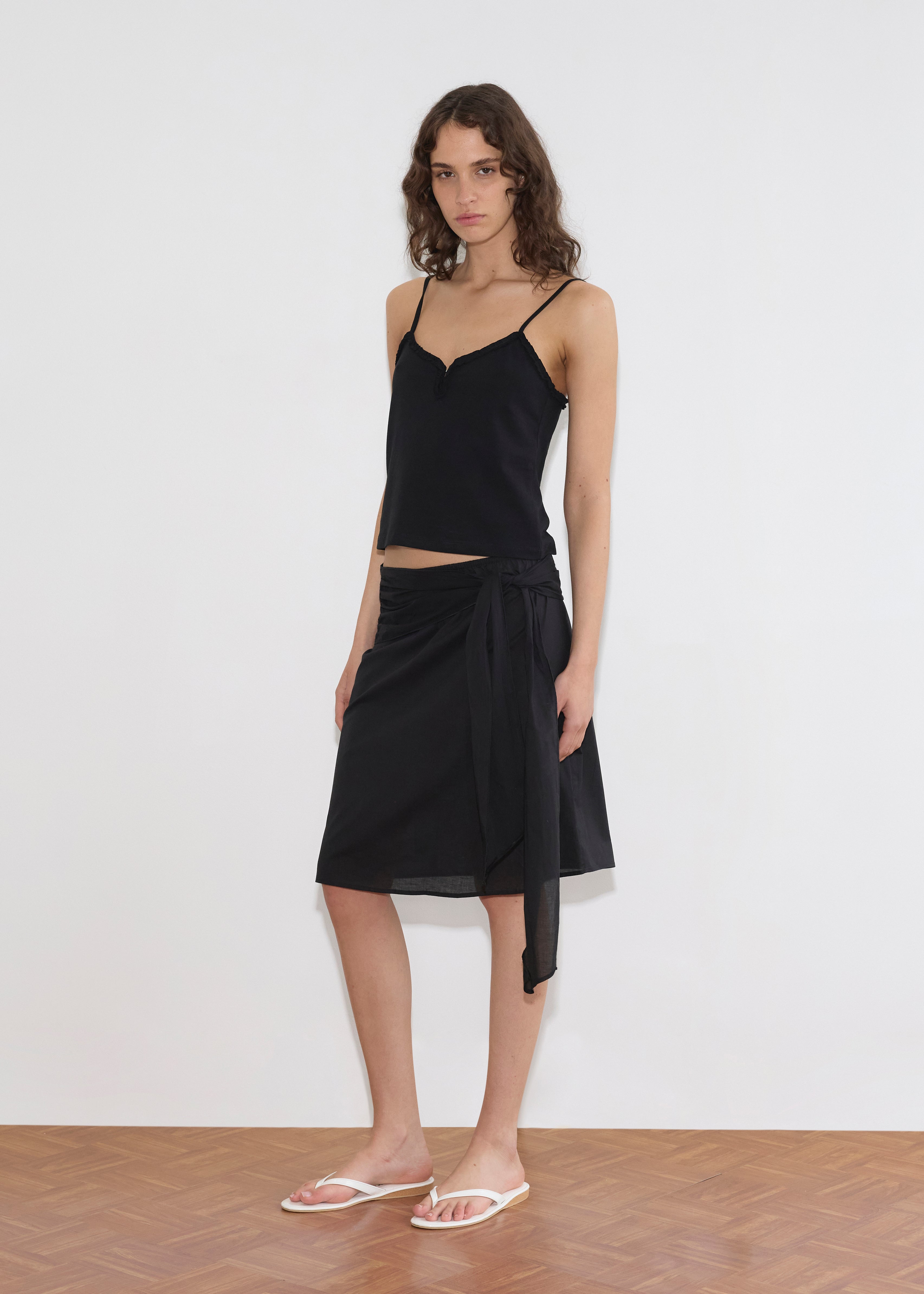 Scarf Midi - Black – Deiji Studios US