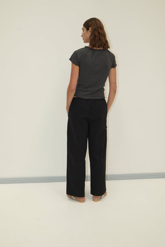 Adjust Pocket Pant  - Black