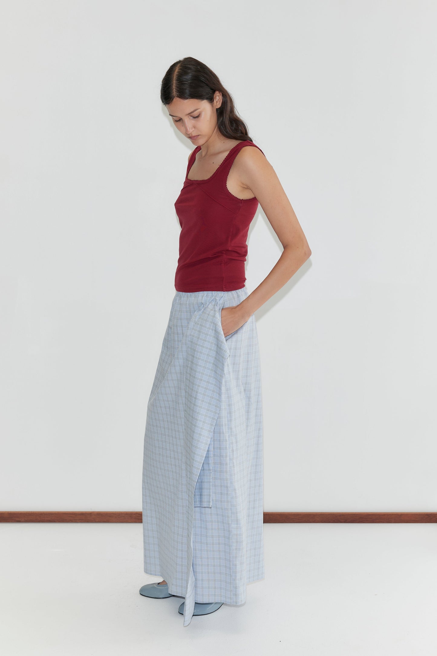 Shirt Cuff Belt - Powder Check