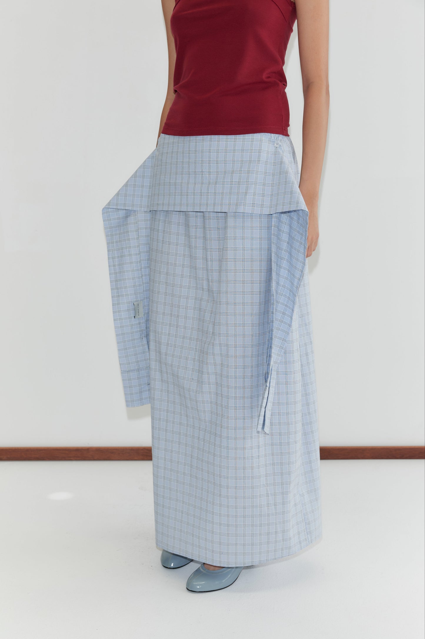 Shirt Cuff Belt - Powder Check
