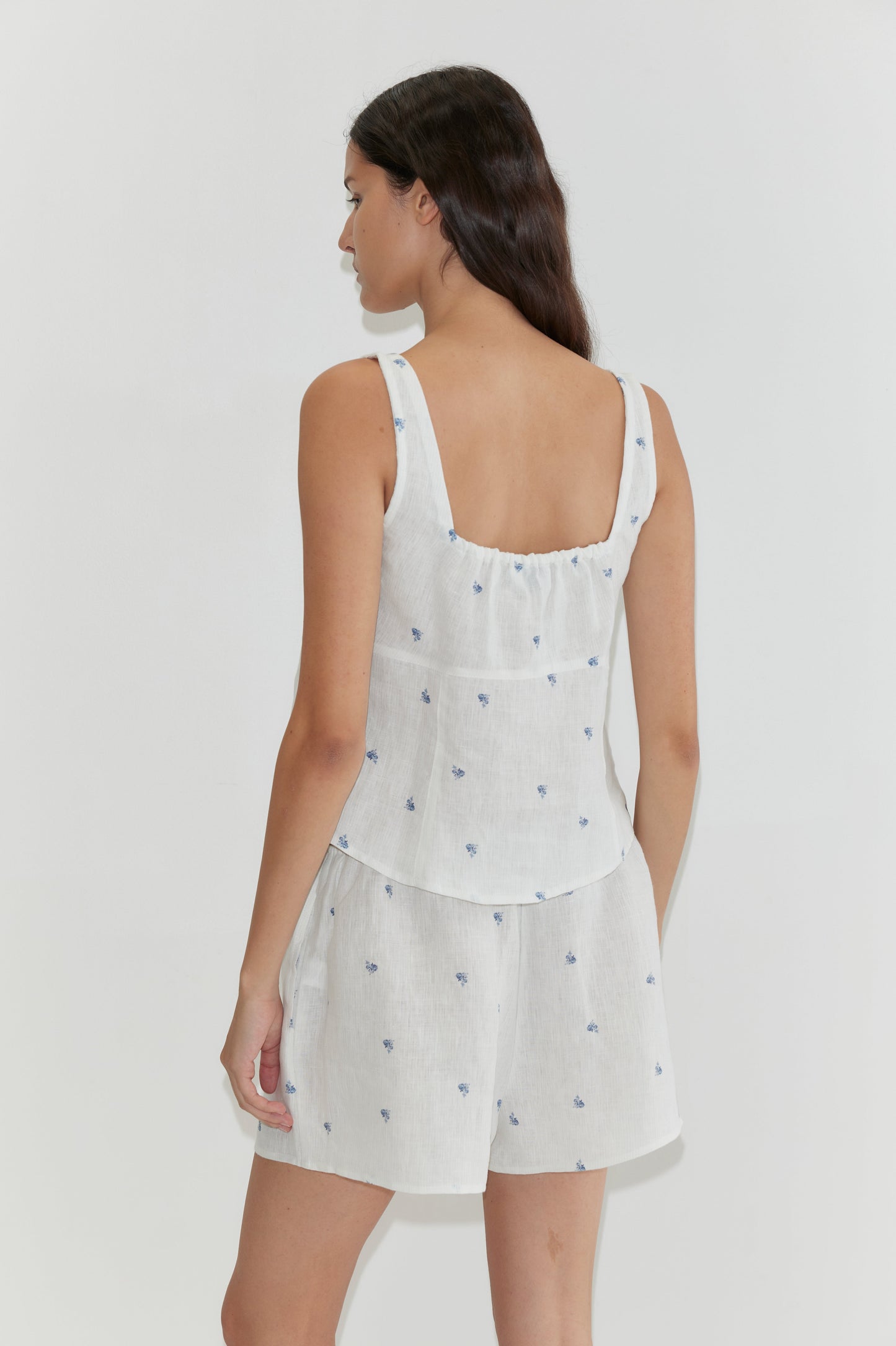 Relax Short Set - Floral Blue