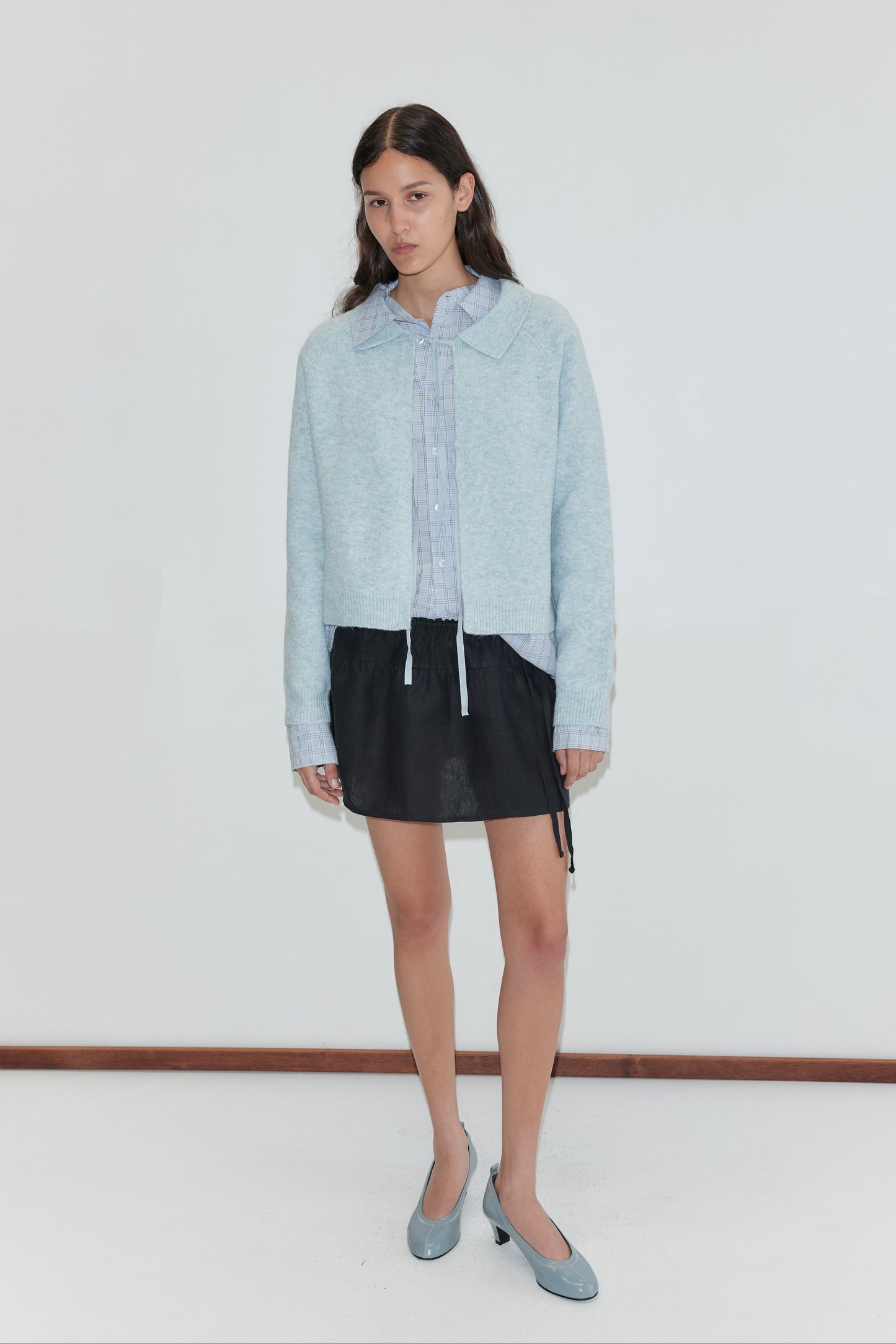 Box Cardigan - Young Blue