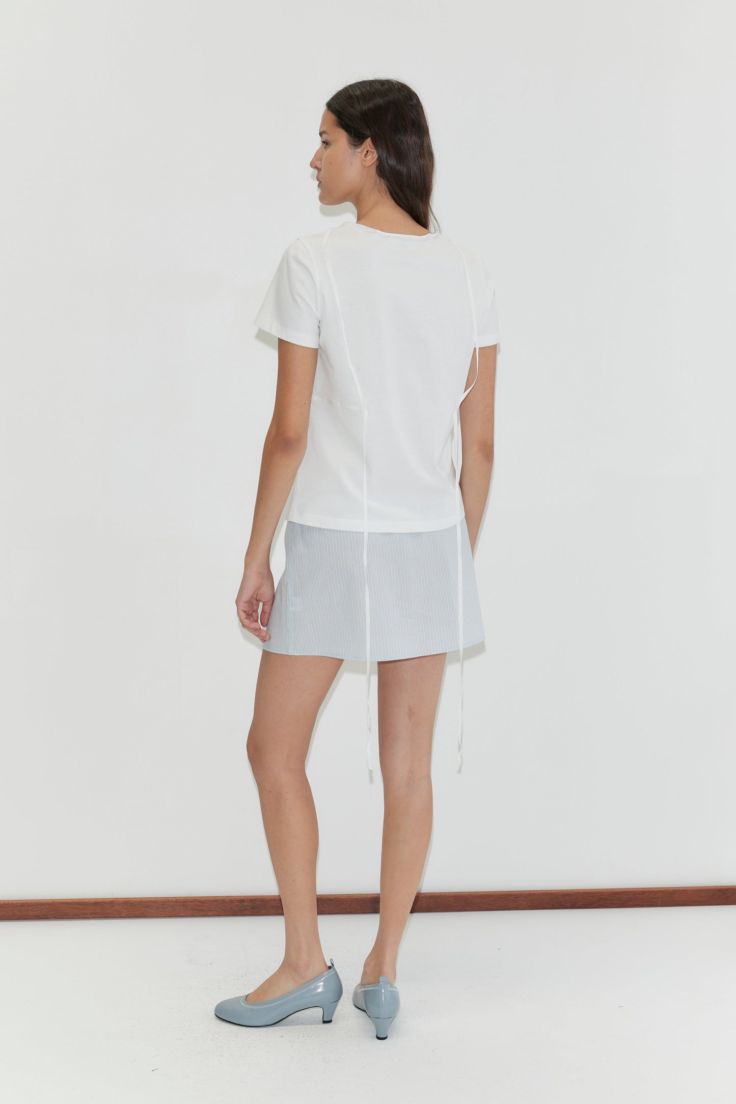 Tape Tee - White