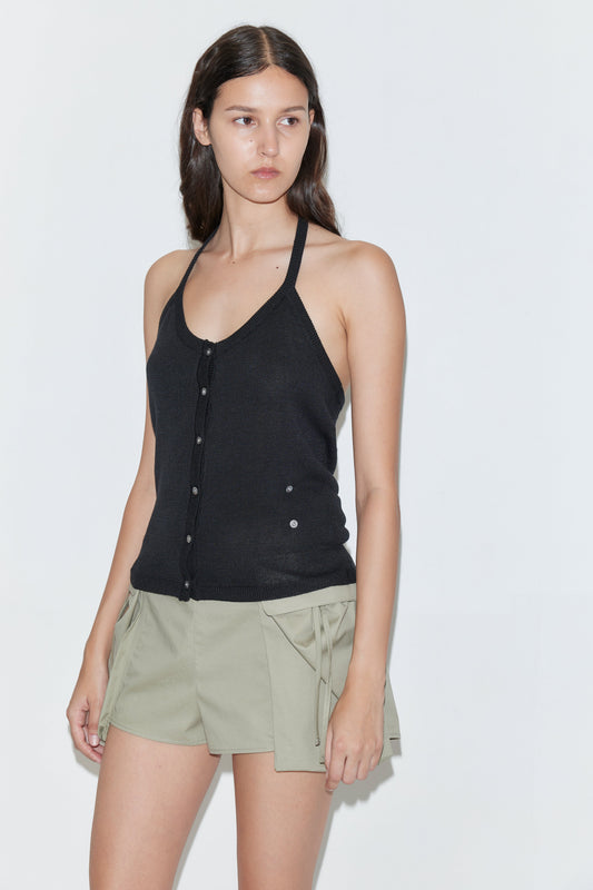 Cross Top - Black