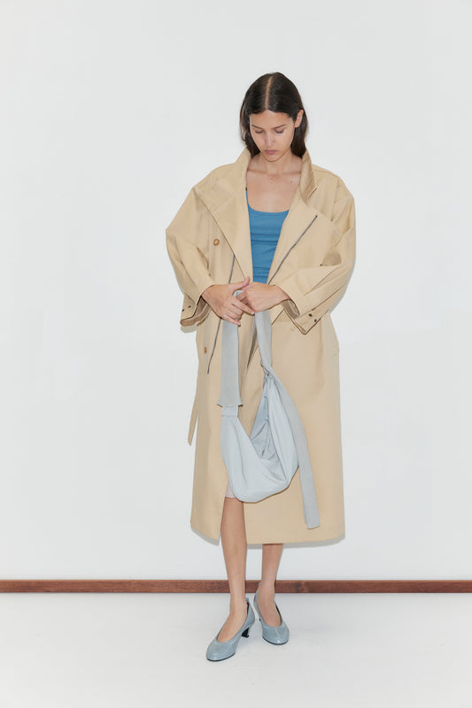 Longline Jacket - Beige