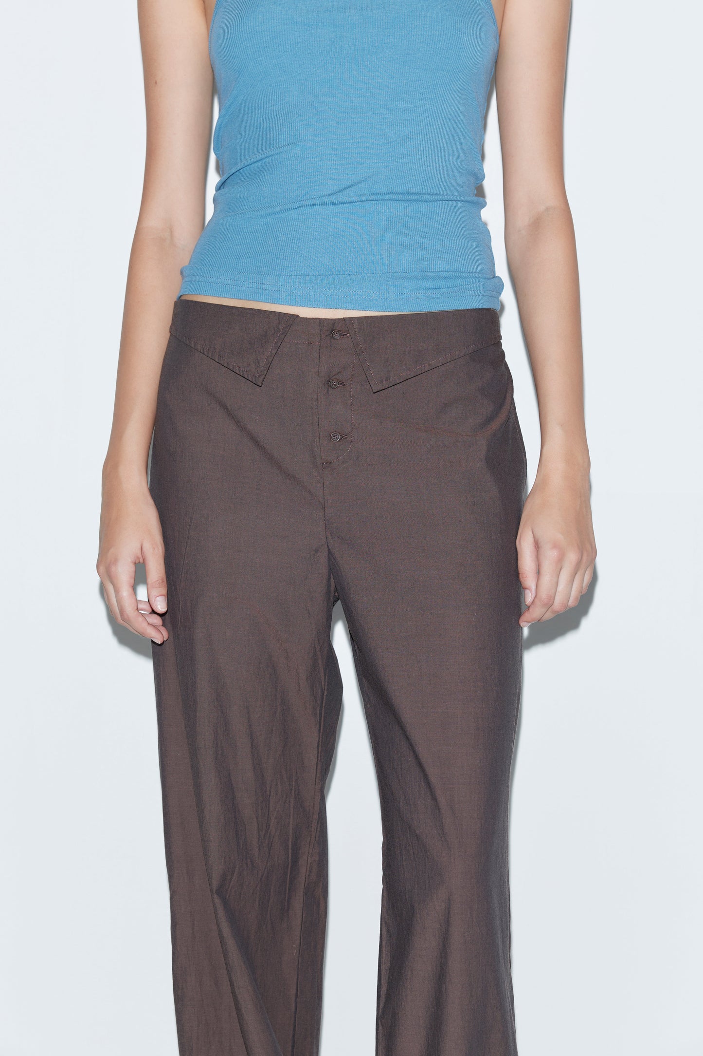 Collar Point Pant - Toast