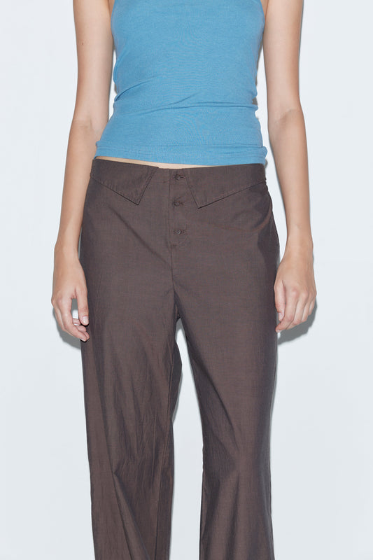 Collar Point Pant - Toast
