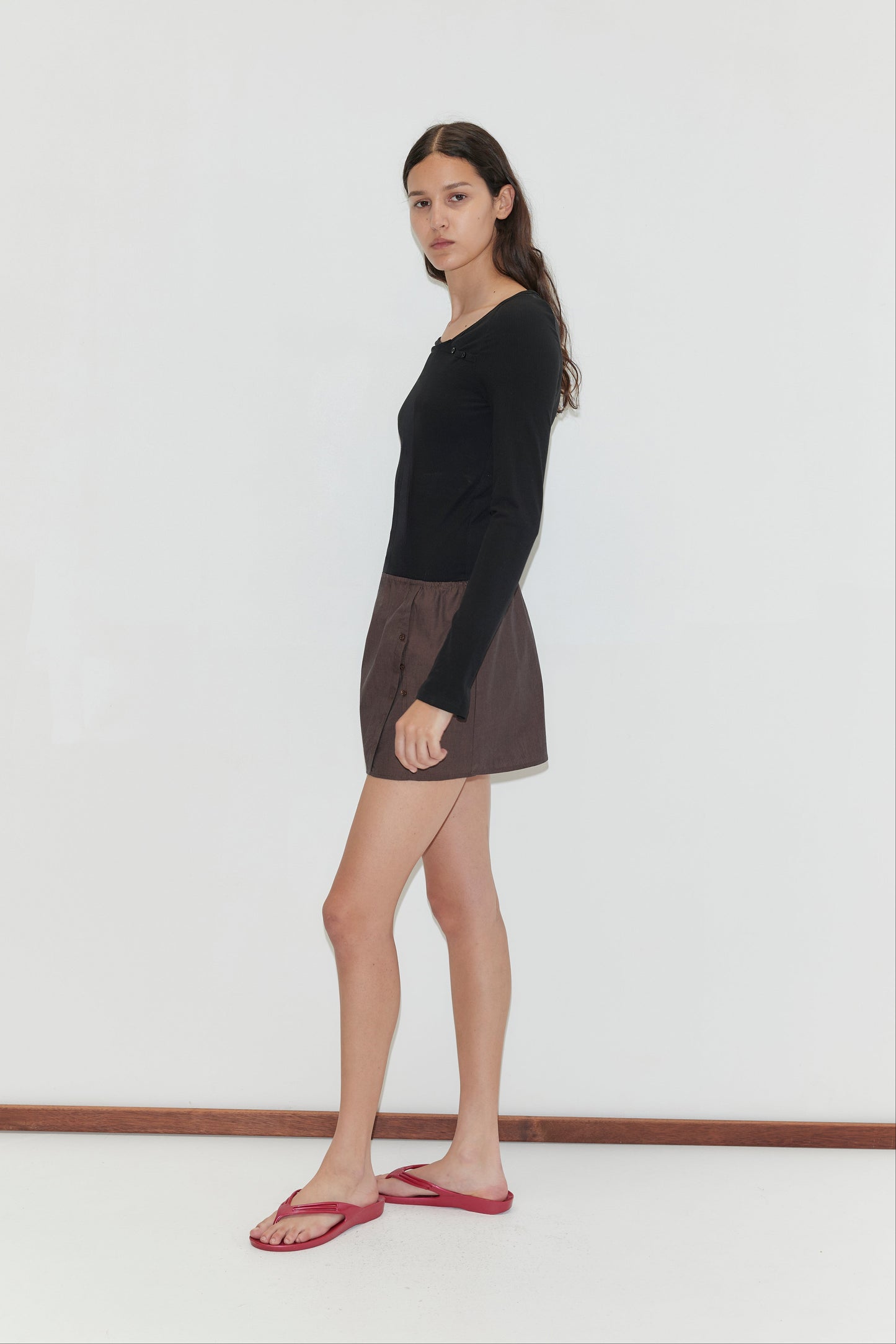 Multi Button Top - Black