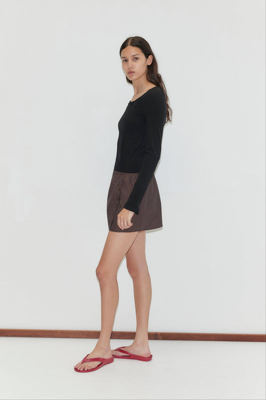 Multi Button Top - Black