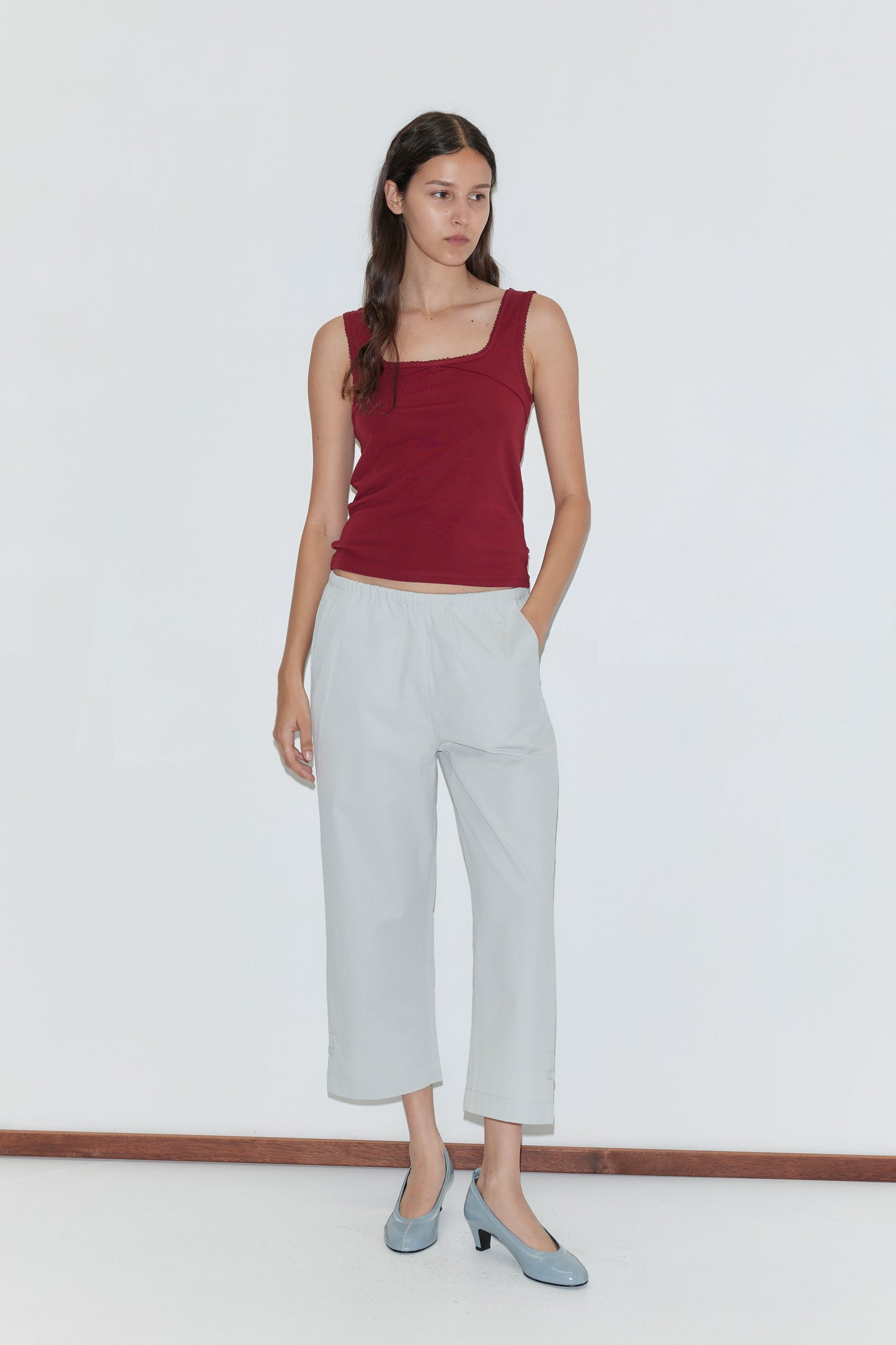 Capri Pant - Baby Blue