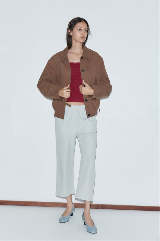 Button Up Jacket - Brown
