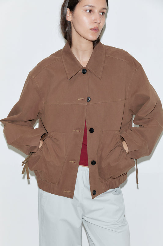 Button Up Jacket - Brown