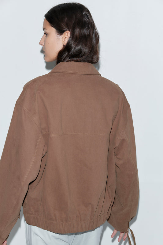 Button Up Jacket - Brown