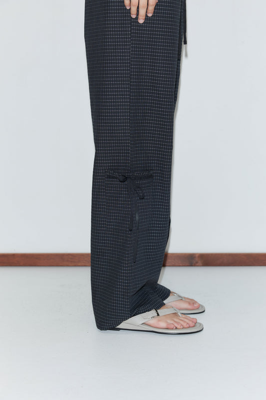 Grosgrain Pant - Mono Grid