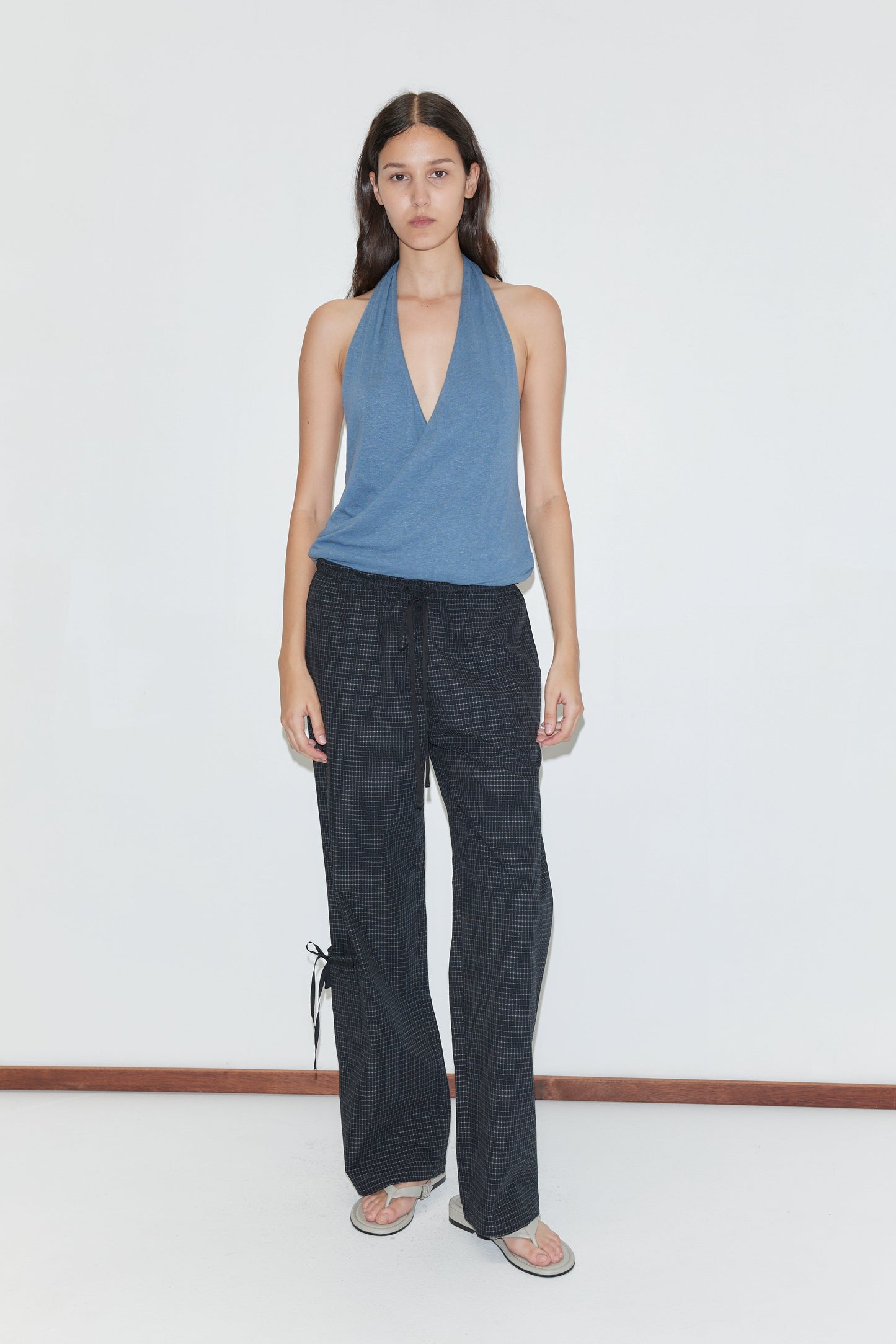 Grosgrain Pant - Mono Grid