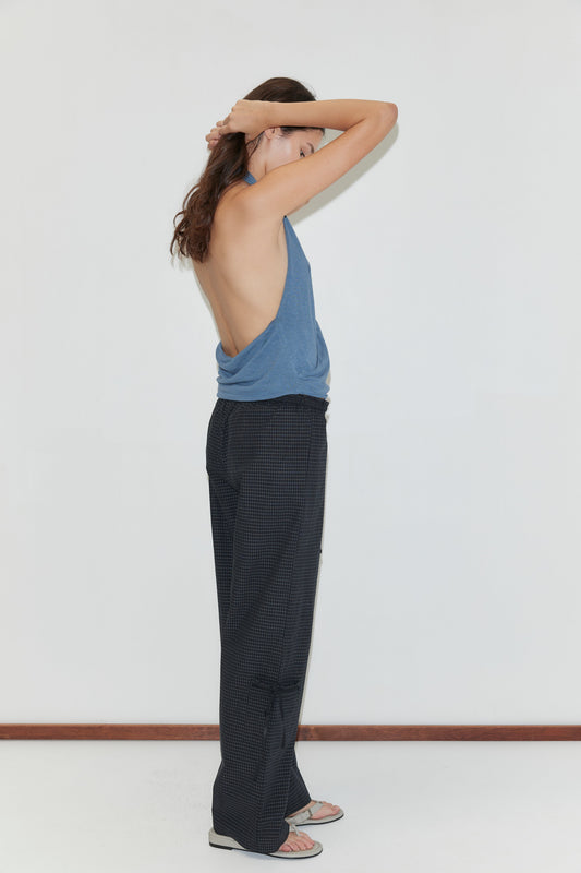 Grosgrain Pant - Mono Grid