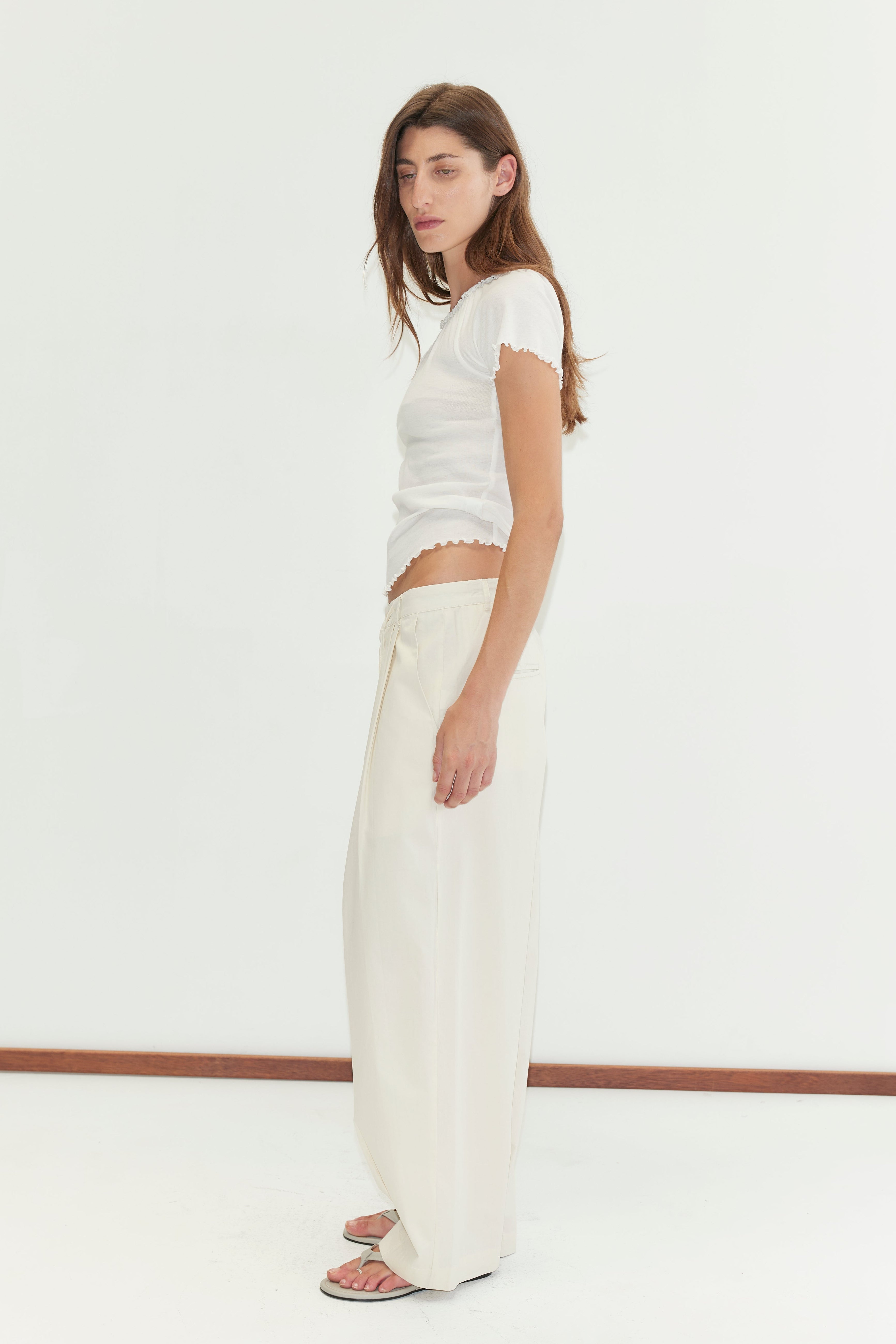 Turn Pant - Off White – Deiji Studios US