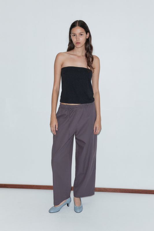 Loop Pant - Mulberry Stripe