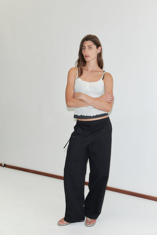 Adjust Pocket Pant  - Black