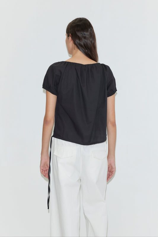 Tie Top - Black
