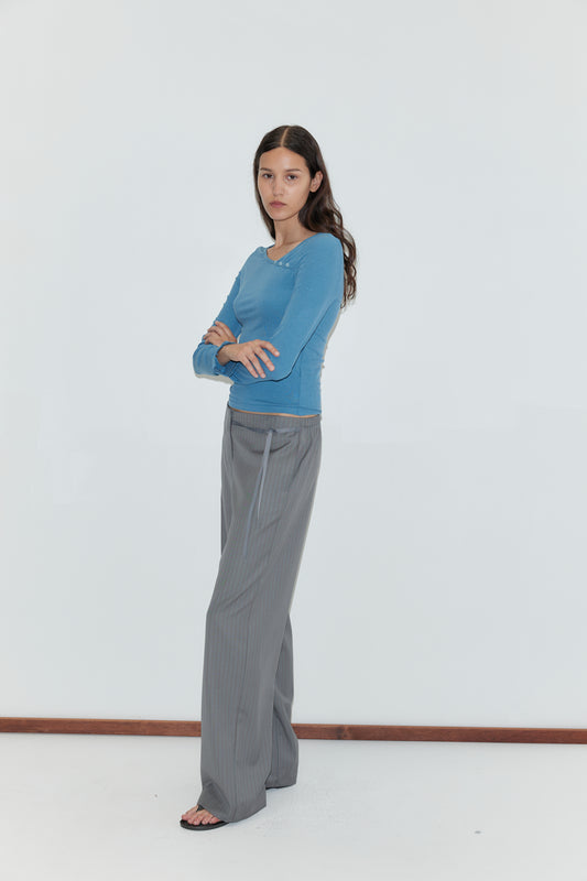 Multi Button Top - Aqua