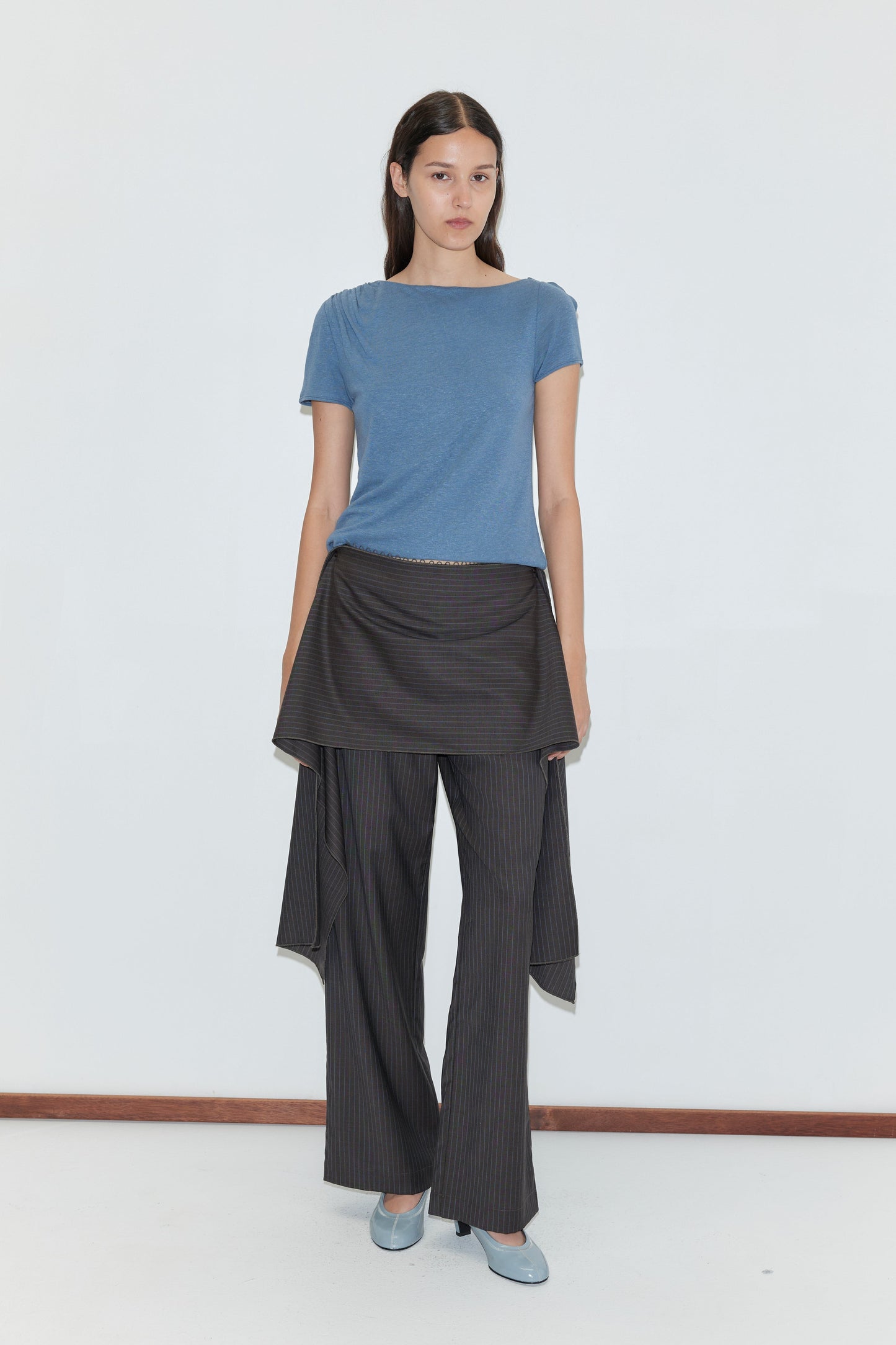 Drape Tee - Blue