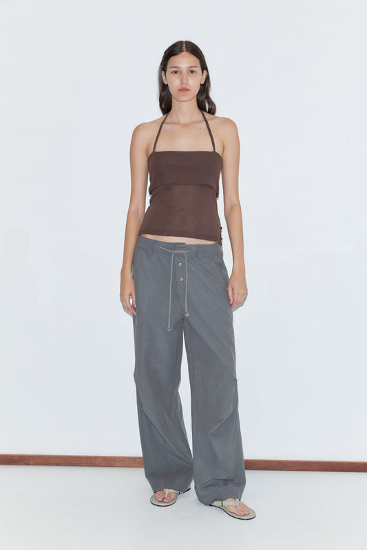 Panel Leg Pant - Charcoal