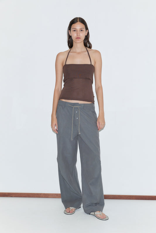 Panel Leg Pant - Charcoal